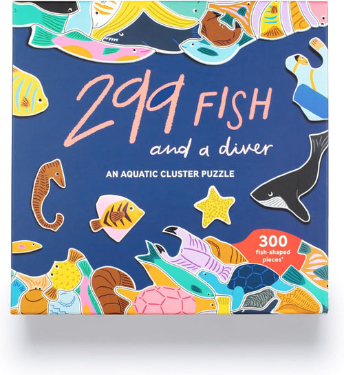 299 Fish and a Diver 300 Piece Puzzle