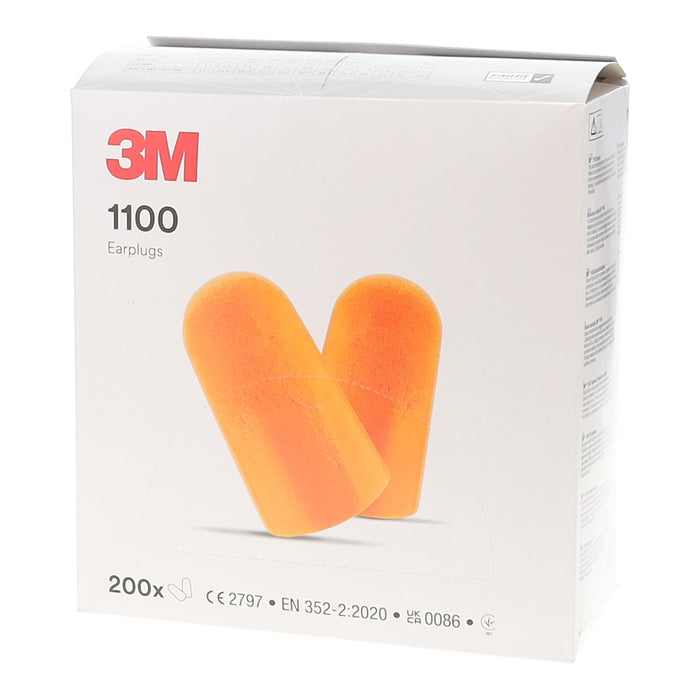 3M™  1100 Uncorded Earplugs - 200 pairs