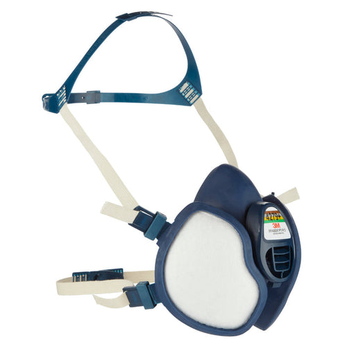 3M™ 4000+ Series FFA2P3 R Maintenance Free Reusable Half Mask