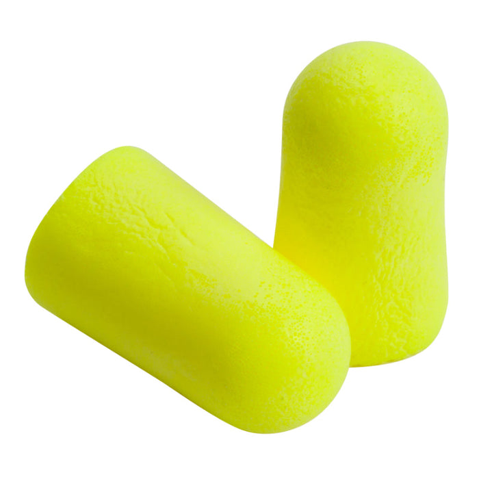 3M™ EARsoft™ Yellow Neon Earplugs ES-01-001, 250 pair per carton, 1000 pair per case