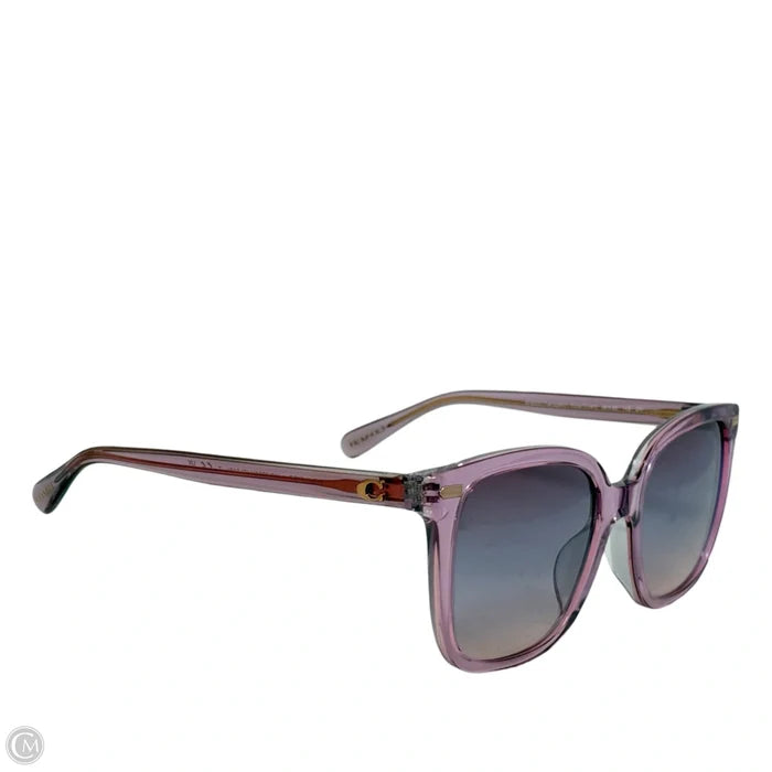 57820J Transparent Gradient Square Sunglasses Designer By Coach, Size: