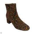 Alida Boots Ankle Block Heels By Blondo In Animal Print, Size: 7