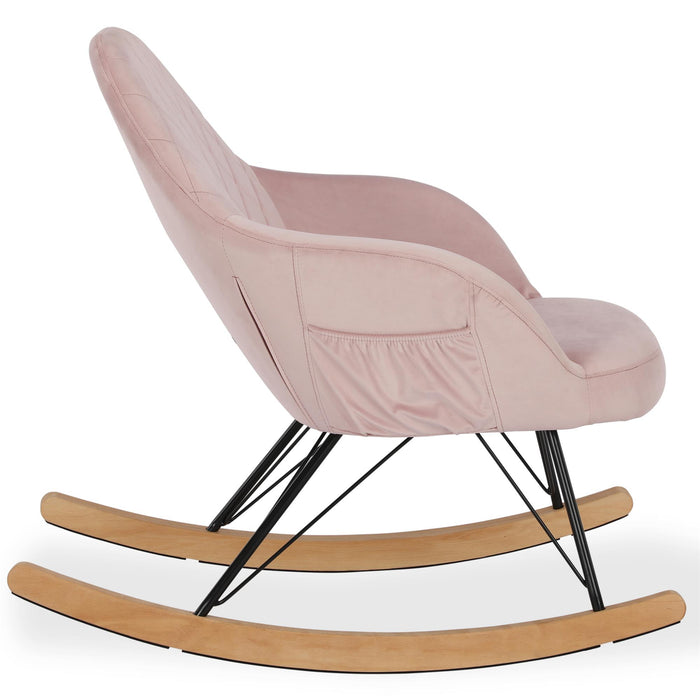 Amalie Rocker Chair | Pink