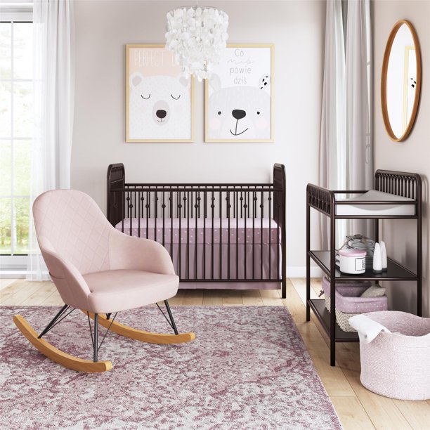 Amalie Rocker Chair | Pink