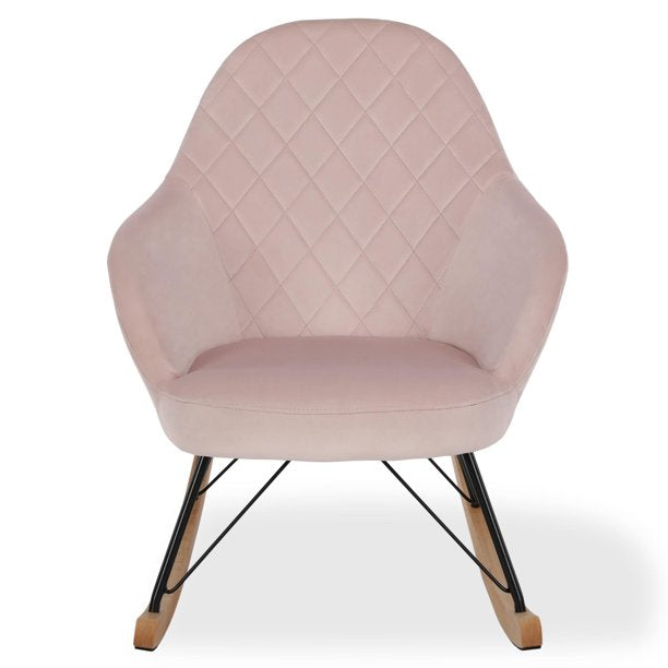 Amalie Rocker Chair | Pink
