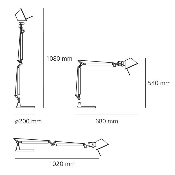 Artemide - Tolomeo Mini Tischleuchte