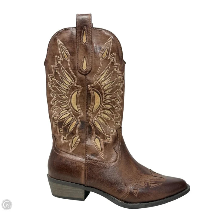 Bandera Western Boots By Coconuts In Brown, Size: 7.5