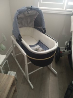 Bassinet Stand - White