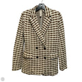 Blazer By Dolan Left Coast In Brown & Cream, Size: Xs