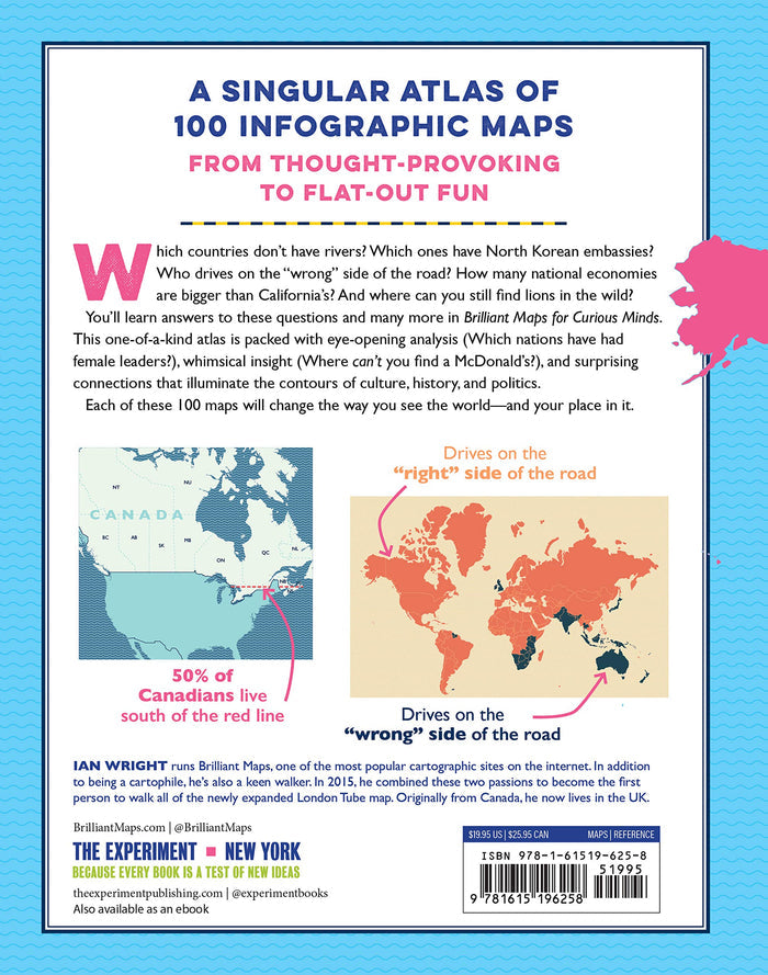Brilliant Maps for Curious Minds: 100 New Ways to See the World by Ian Wright