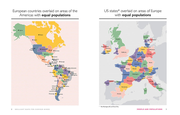 Brilliant Maps for Curious Minds: 100 New Ways to See the World by Ian Wright