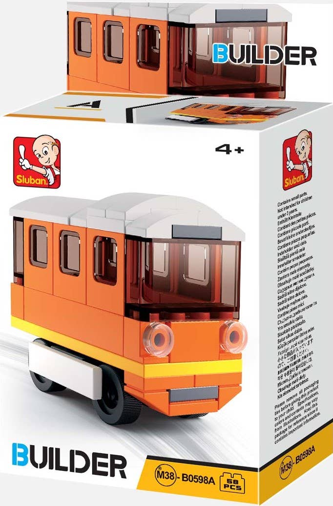 Builder City Vehicles Building Bricks Display Set (428 Pcs)