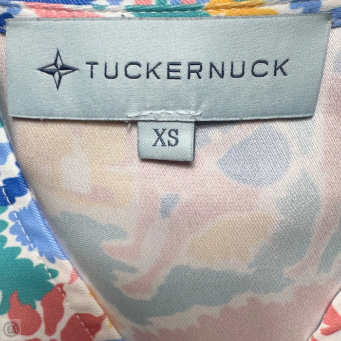 Cabana Print Easton Blouse By Tuckernuck In Multi-colored, Size: XS