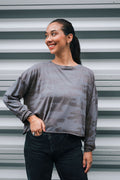 Camo Mini Boxy T-Shirt - Manatee