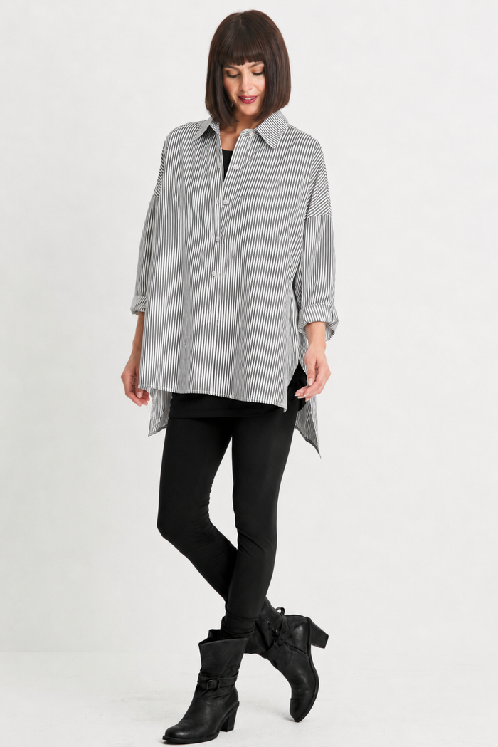 Cotton E-Z Shirt - Bold Stripe