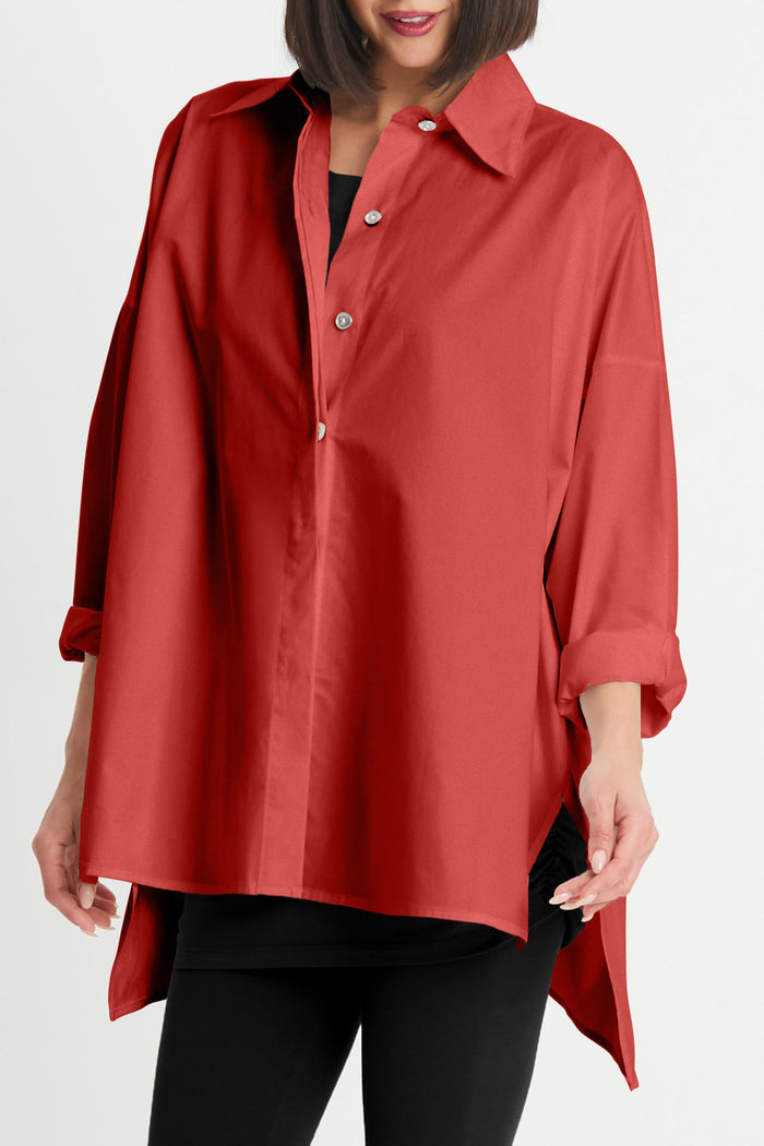 Cotton E-Z Shirt - Cherry