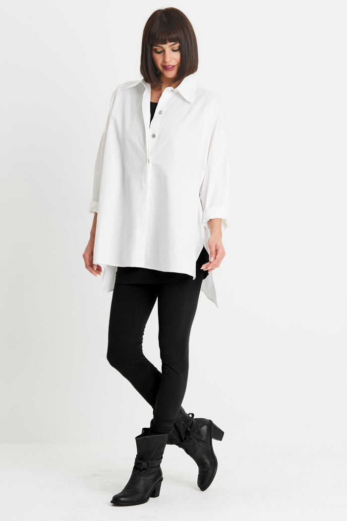 Cotton E-Z Shirt - White