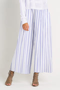 Cotton Flood Pants - Nautical Stripe