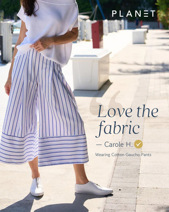 Cotton Gaucho Pants - Putty
