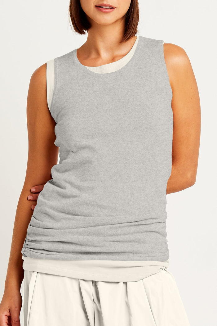 Cotton Luxury Tank - Heather