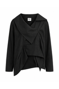 Cotton Origami Shirt - Black