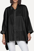 Cotton Signature Shirt - Black