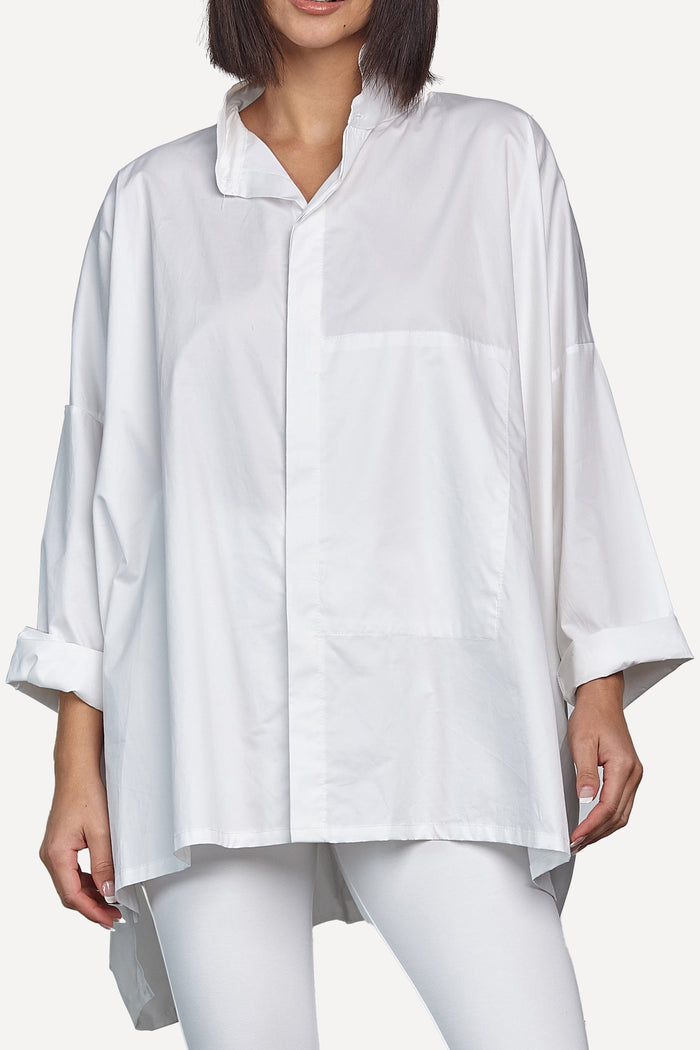 Cotton Signature Shirt - White