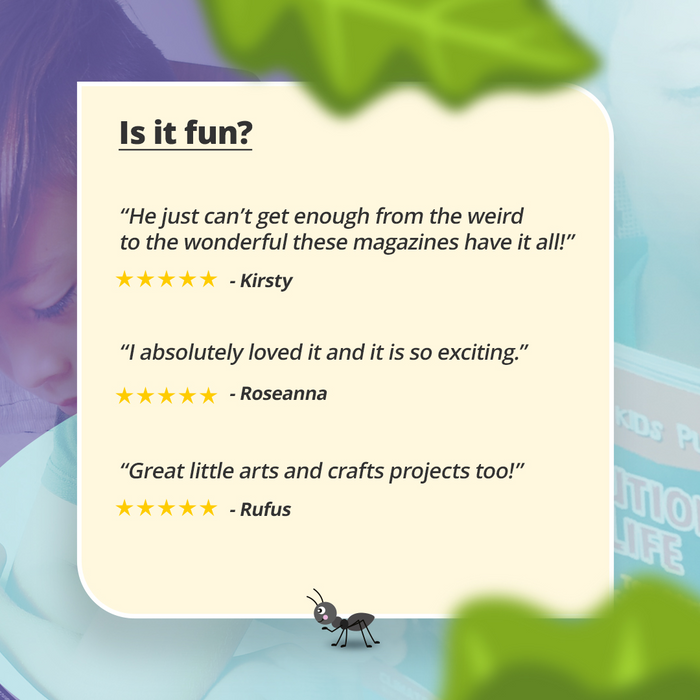 Testimonials from families about enjoying Eco Kids Planet magazine