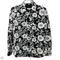 Embroidered Top Long Sleeve By Chicos In Floral Print, Size: 4