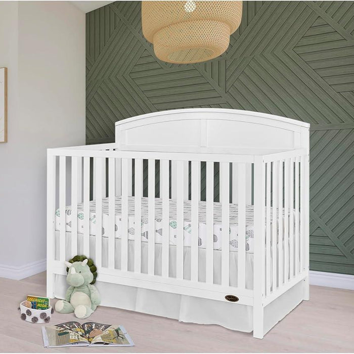 Everly 5-in-1 Convertible Crib | White