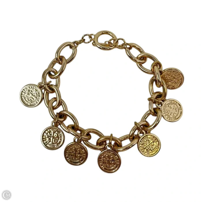 Faux Coin Charm Bracelet