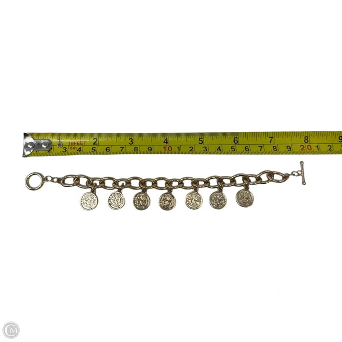 Faux Coin Charm Bracelet