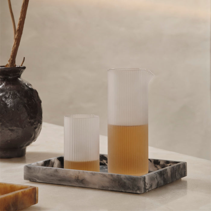 Ferm Living - Ripple Milchkaraffe | frosted