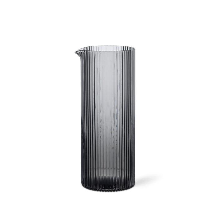 Ferm Living - Ripple Milchkaraffe | smoked grey