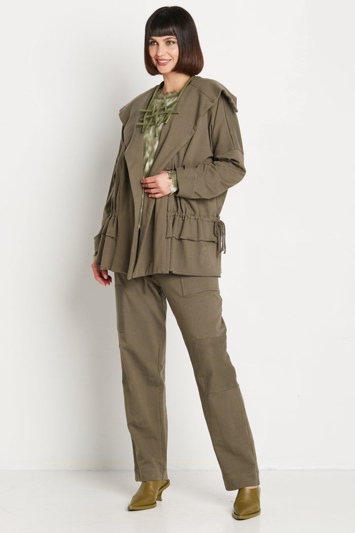 French Terry Chic Jacket - Loden