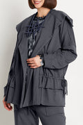 French Terry Chic Jacket - Obsidian