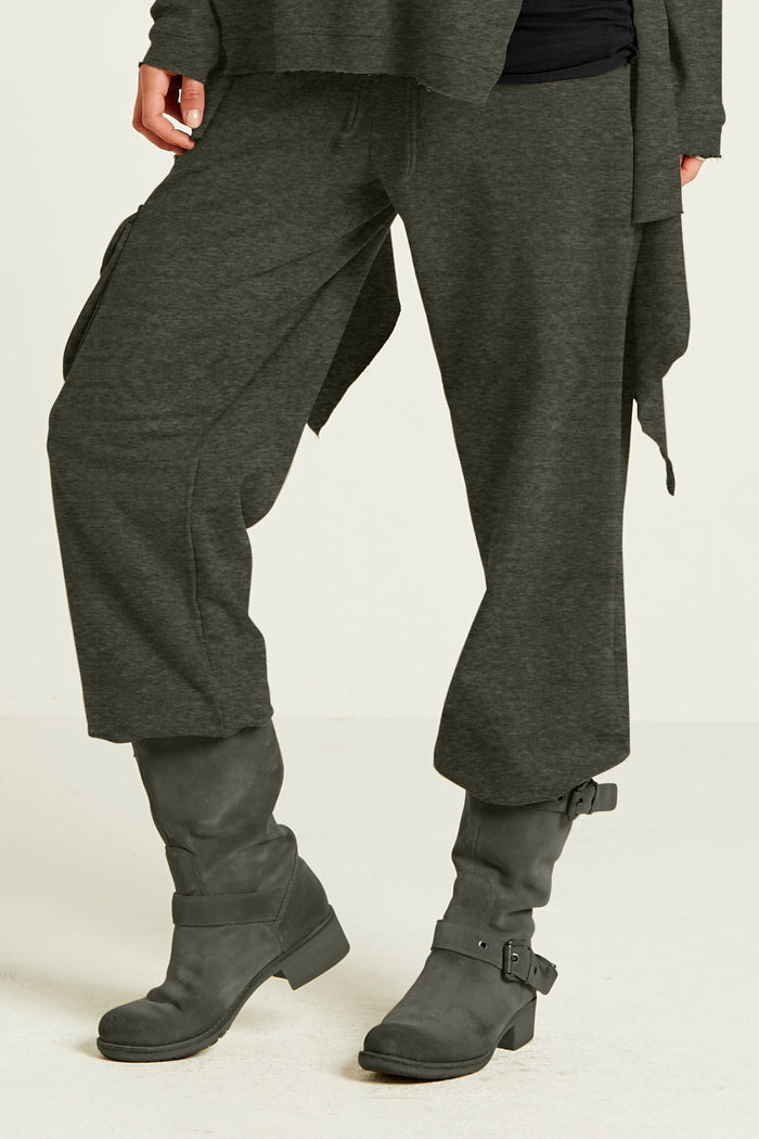 French Terry Modern Cargo Pant - Asphalt