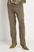 French Terry Patch Pants - Loden