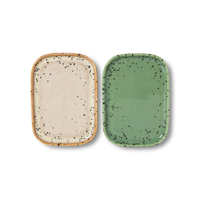HKliving - 70's Tablett (2er Set) | crayon