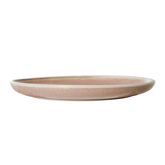HKliving - Chef Ceramics Teller (4er-Set) | Ø 20 cm / rustic pink
