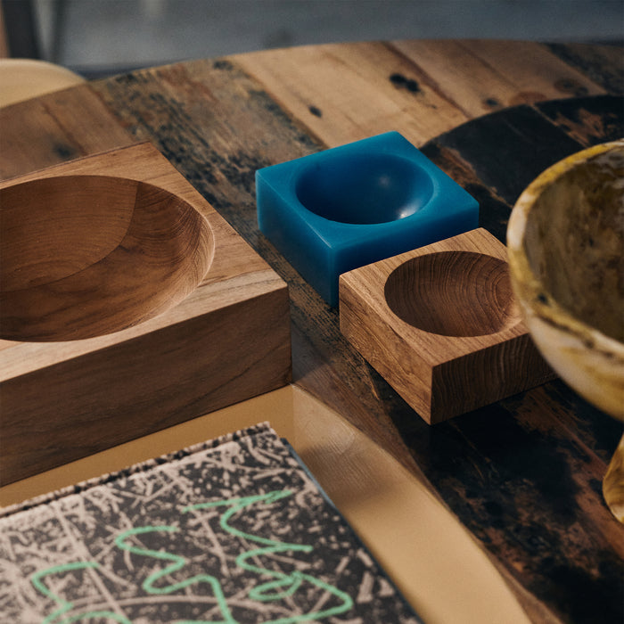 HKliving - Pop cube | small / blau