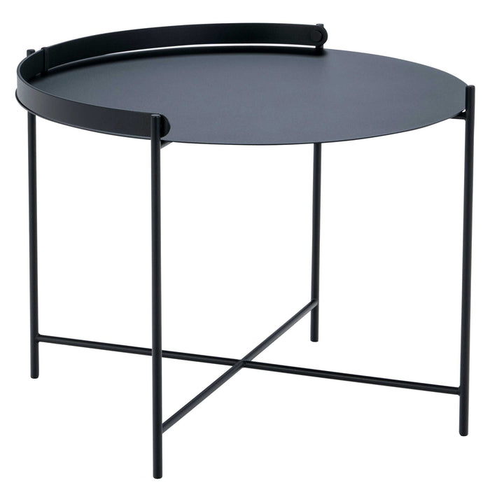 HOUE - EDGE Beistelltisch | Ø 62 cm / schwarz