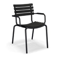 HOUE - ReCLIPS Outdoor Dining Armlehnstuhl | schwarz