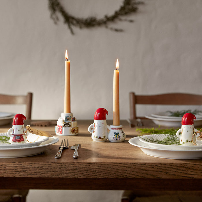 Kähler Design - Hammershøi Kerzenständer mit Geschenkemotiv