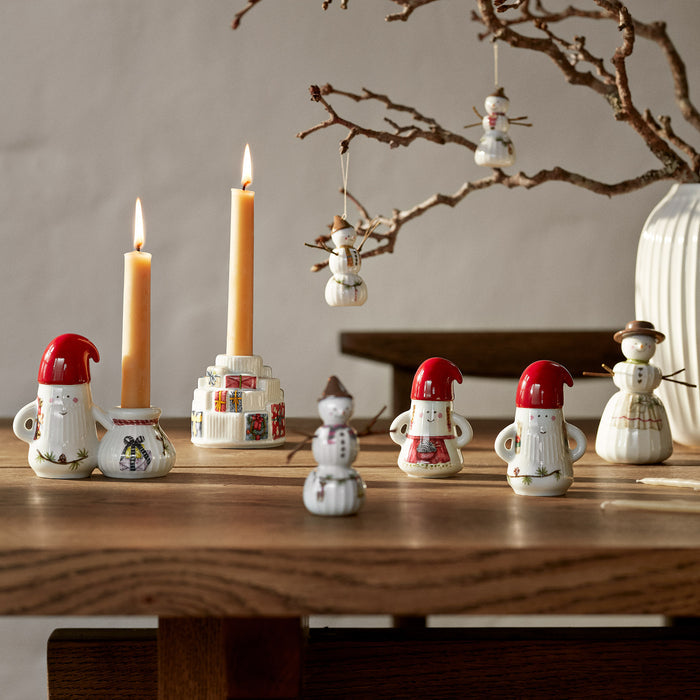 Kähler Design - Hammershøi Kerzenständer mit Geschenkemotiv