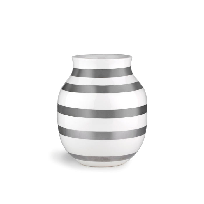 Kähler Design - Omaggio Vase | H 20 cm / silber
