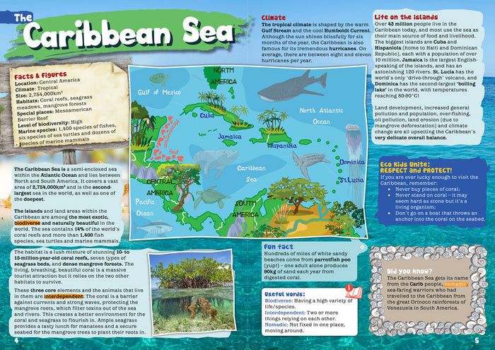 Kid's Nature Magazines - Issue 16 - The Secrets of the Caribbean Sea