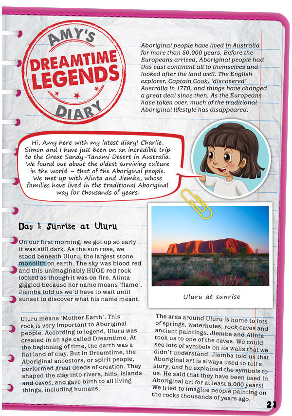 Kid's Nature Magazines - Issue 20 - Australia, Great Sandy-Tanami Deserts