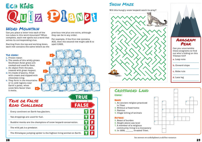 Kid's Nature Magazines - Issue 29 - Tibet, Roof of the World