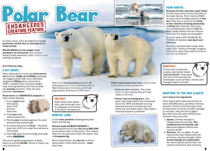 Kid's Nature Magazines - Issue 38 - Greenland, Land of Melting Ice